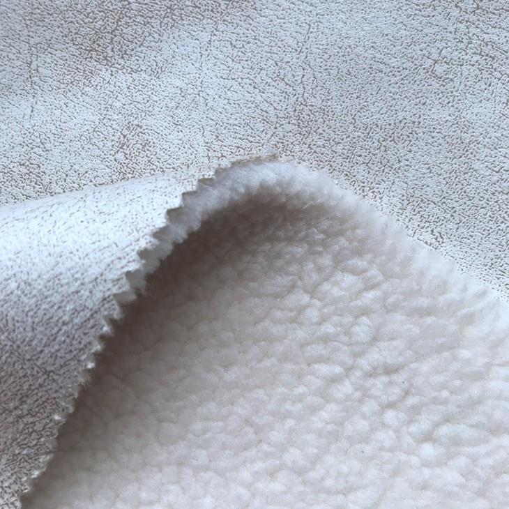 Faux Craft Sherpa Fur With Suede