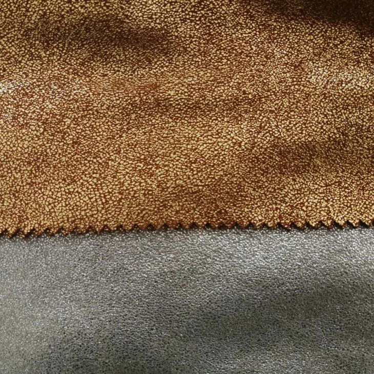100% Polyester Spandex Bronzed Suede Fabric