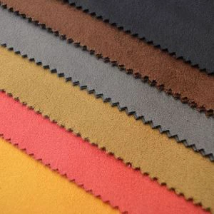 Fabraic Éadach Suede Trom Sintéiseach don Éadach agus Cumhdaitheoireacht